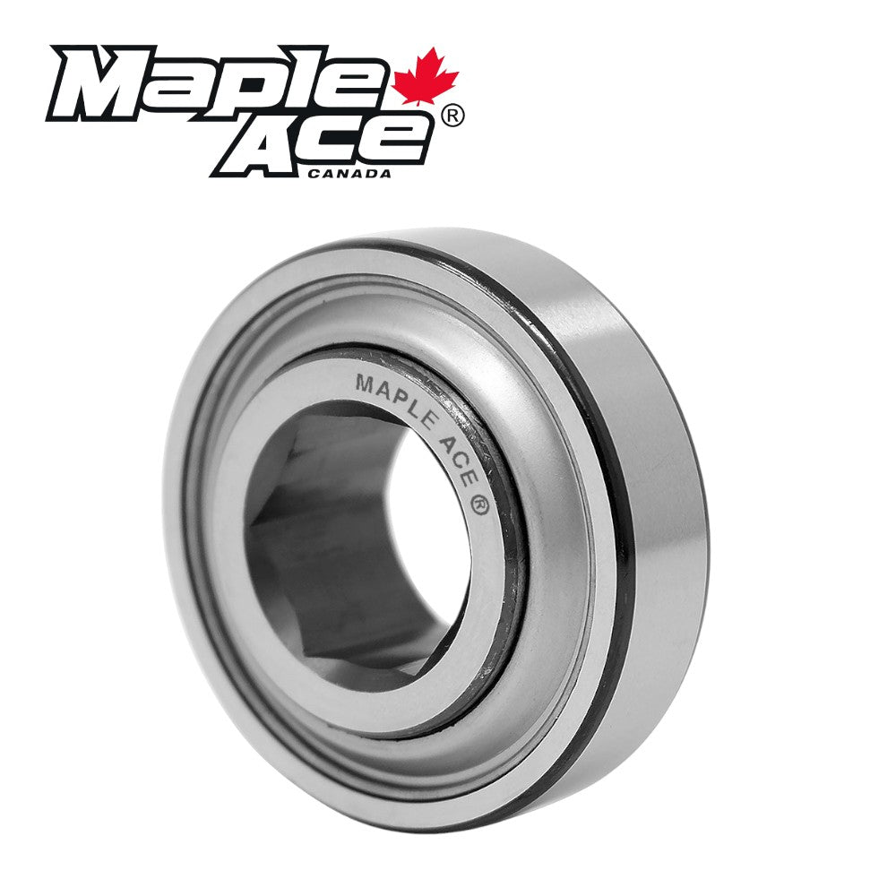 207KRR17, HPS102GP3, JD8650 Ball Bearing 1-1/4in Hex Bore, Cylindrical OD