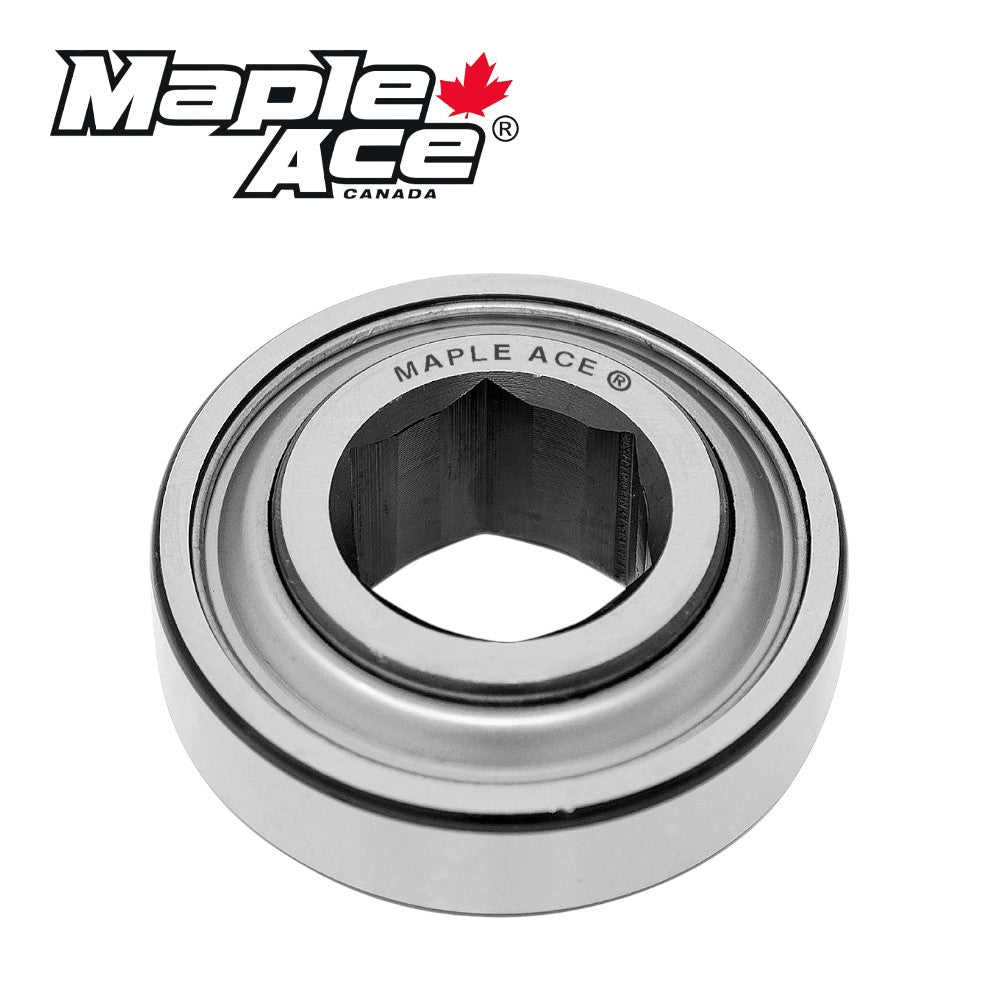 207KRR17, HPS102GP3, JD8650 Ball Bearing 1-1/4in Hex Bore, Cylindrical OD