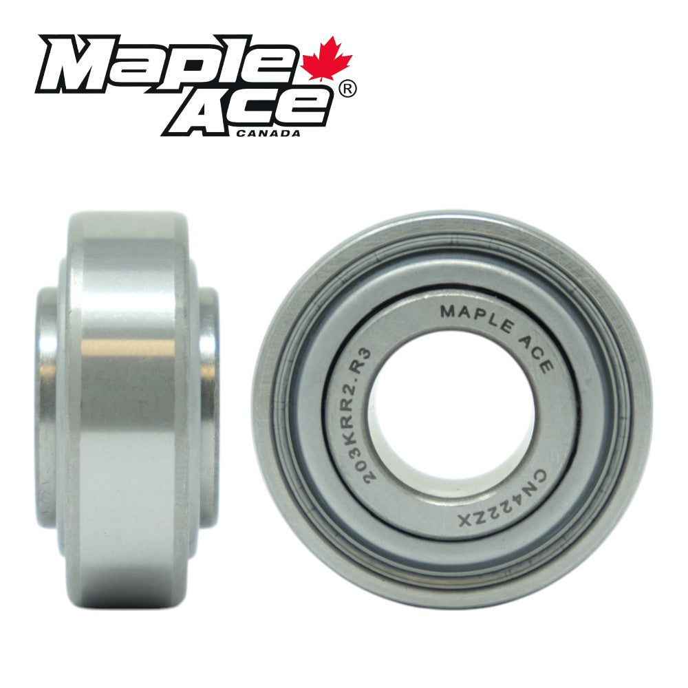 203KRR2, 203RRAR10, JD9214, 66553, 83C251, AN142670, AN281357, 666624R91, 80543C91 Ball Bearing 1/2in Round Bore (Qty 1)