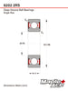 6202-2RS-LT Ball Bearing 6202 2RS Low Temp Grease -40°C Rubber Sealed