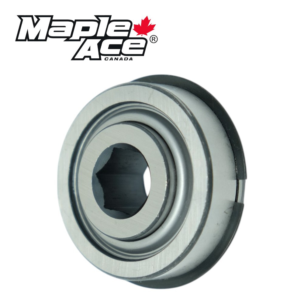 F205KRR-1116-HX Ball Bearing 11/16in Hex Bore with Snap Ring
