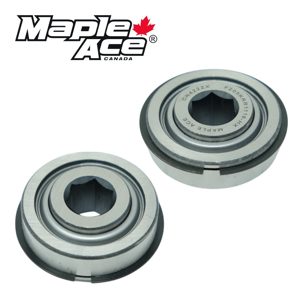 F205KRR-1116-HX Ball Bearing 11/16in Hex Bore with Snap Ring