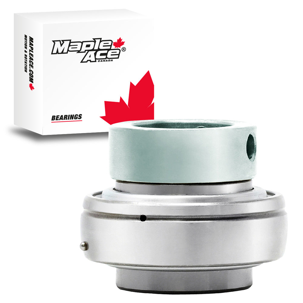 HC209-28, NA209-28 Insert Bearing 1-3/4in Bore, Spherical OD, Eccentric Lock Collar, Lube Hole