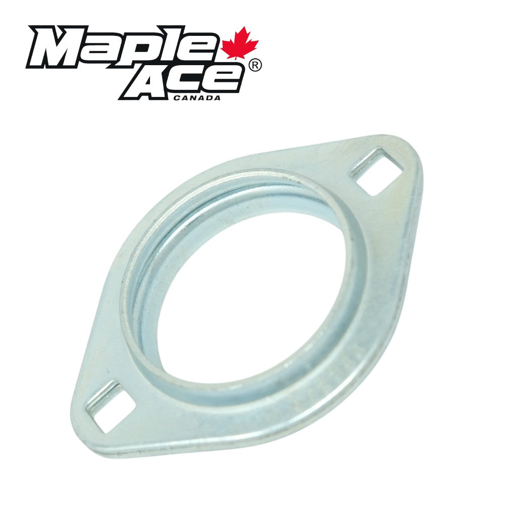 PFL204, PFL47 Oval Flanged Pressed Steel Housing for Insert Bearings, 2-Bolt