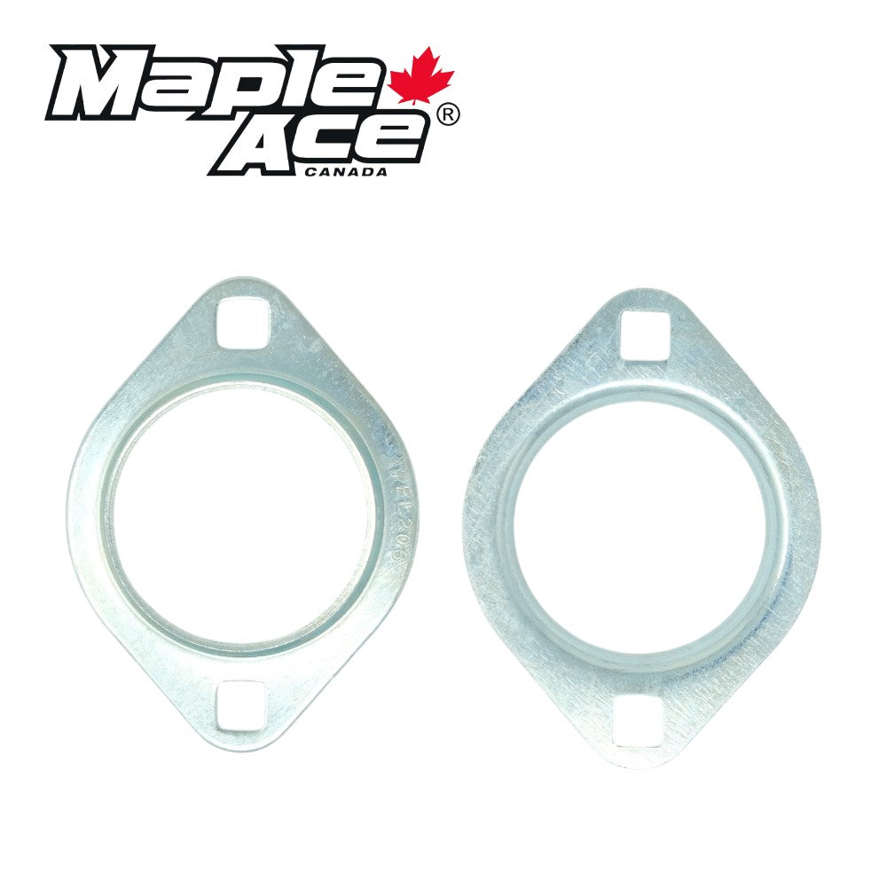 PFL206, PFL62 Oval Flanged Pressed Steel Housing for Insert Bearings, 2-Bolt