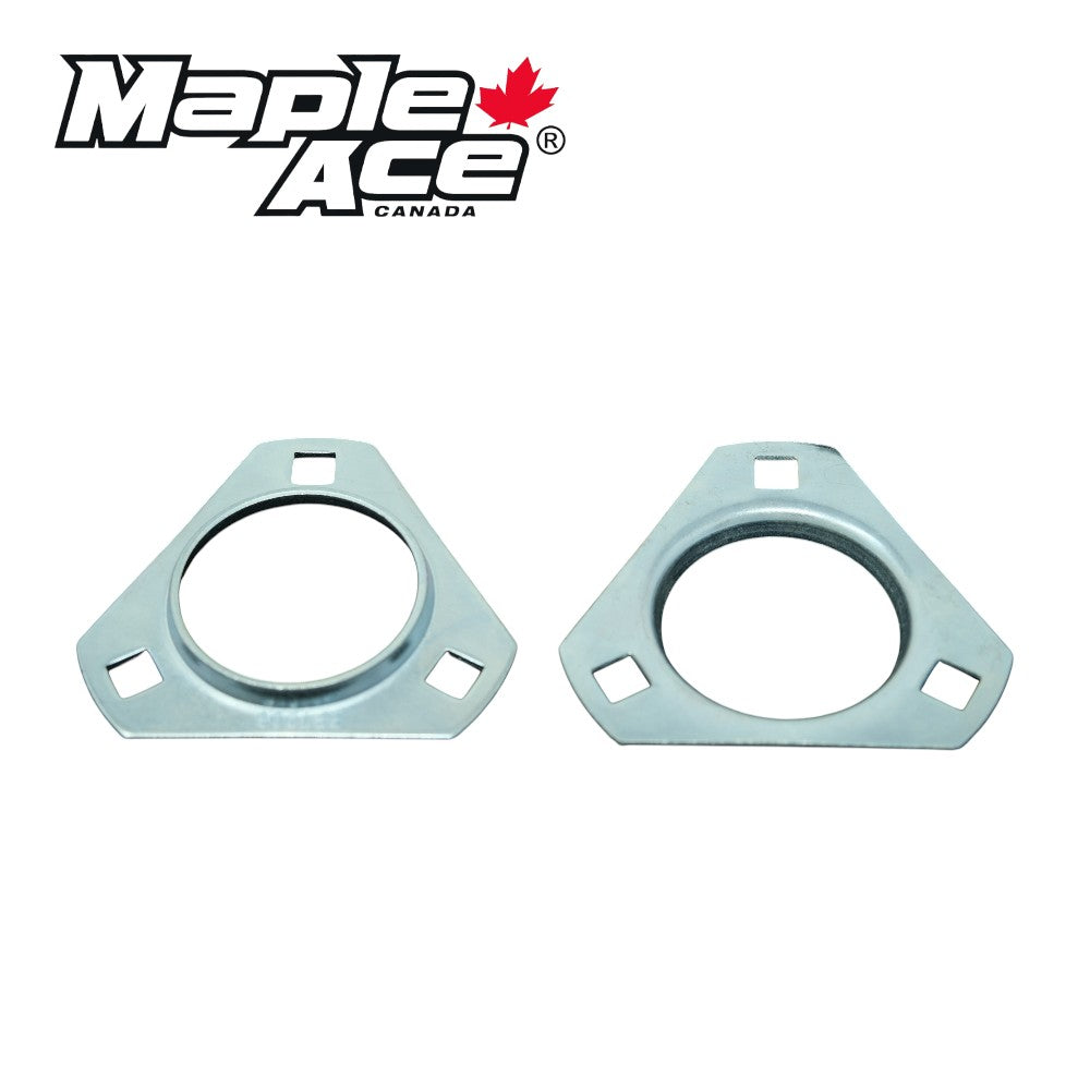 PFT205, PFD52 Triangle Flanged Pressed Steel Housing for Insert Bearings, 3-Bolt