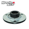 SAPF206 Pressed Steel Housing Round Flanged 3-Bolt with Insert Bearing 30mm
