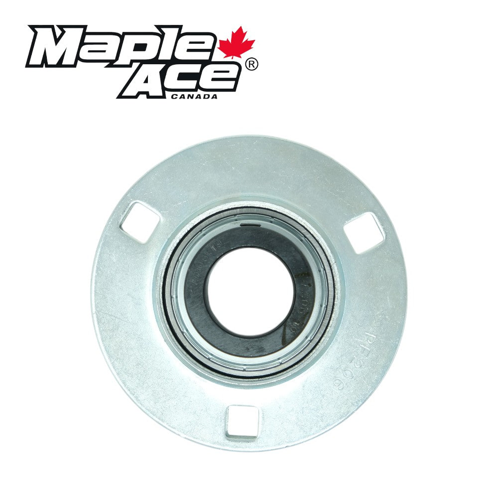 SAPF206 Pressed Steel Housing Round Flanged 3-Bolt with Insert Bearing 30mm