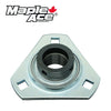 SAPFT207-21 Pressed Steel Housing Triangle Flanged with Insert Bearing 1-5/16in