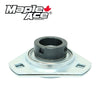 SAPFT207-22 Pressed Steel Housing Triangle Flanged with Insert Bearing 1-3/8in