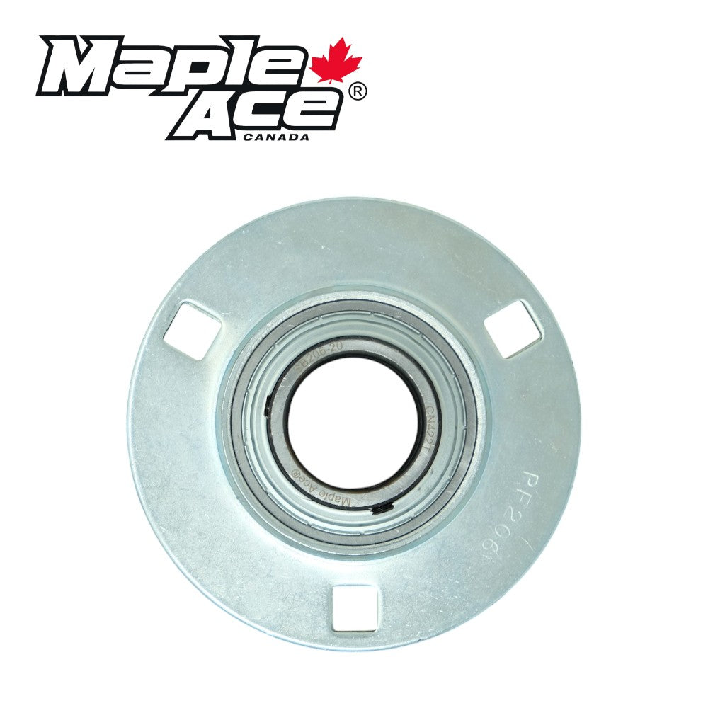 SBPF205-16 Pressed Steel Housing Round Flanged 3-Bolt with Insert Bearing 1in