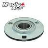 SAPF202-10 Pressed Steel Housing Round Flanged 3-Bolt with Insert Bearing 5/8in