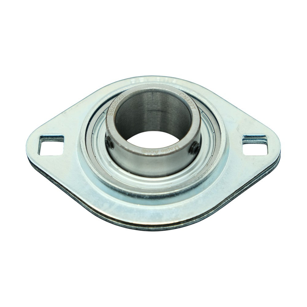 SBPFL205 Pressed Steel Housing Oval Flanged 2-Bolt with Insert Bearing 25mm