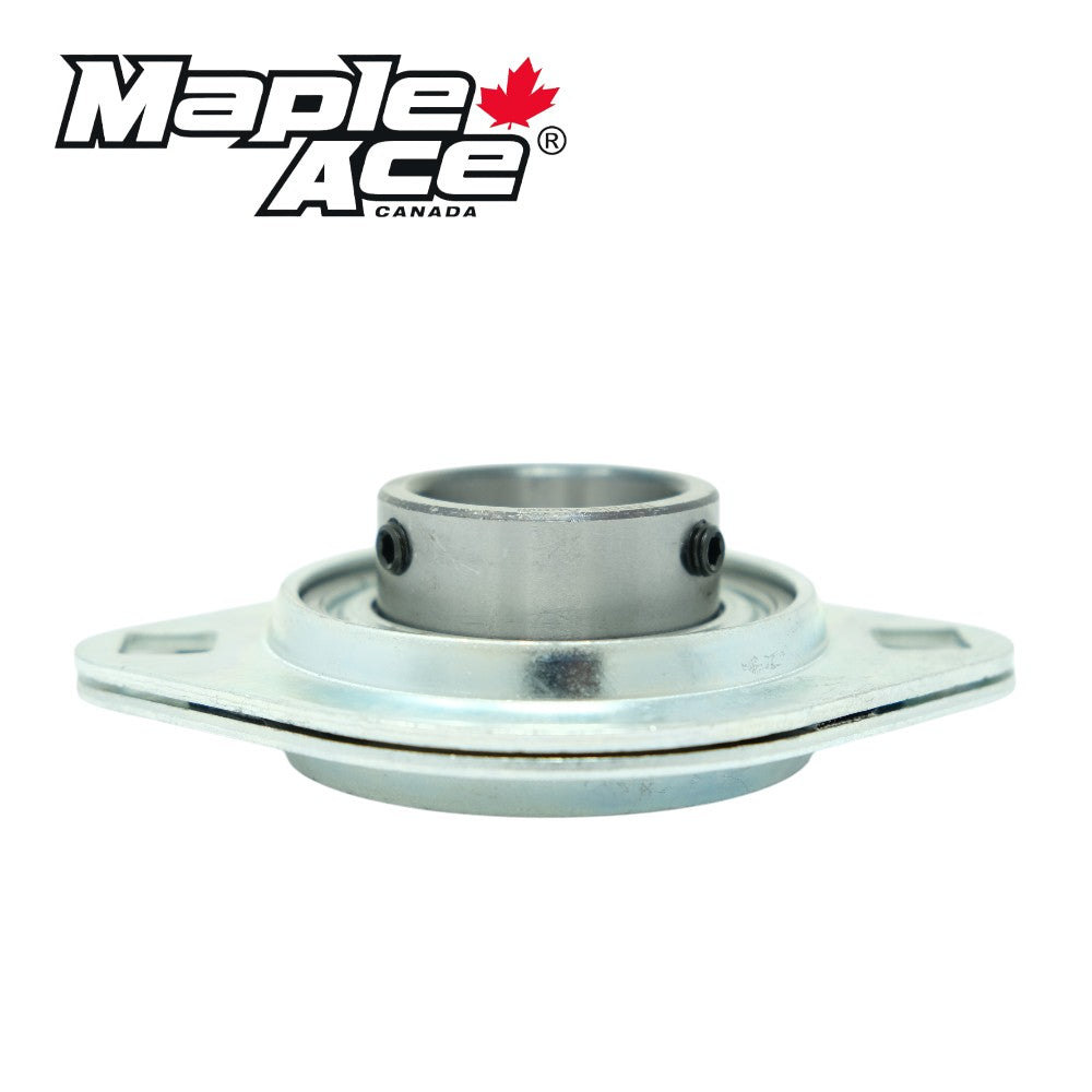 SBPFL201-8 Pressed Steel Housing Oval Flanged 2-Bolt with Insert Bearing 1/2in