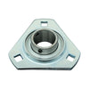 SBPFT201-8 Pressed Steel Housing Triangle Flanged 3-Bolt w/ Insert Bearing 1/2in