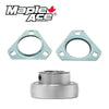 SBPFT206-20 Pressed Steel Housing Triangle Flanged with Insert Bearing 1-1/4in