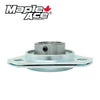 SBPFT201-8 Pressed Steel Housing Triangle Flanged 3-Bolt w/ Insert Bearing 1/2in