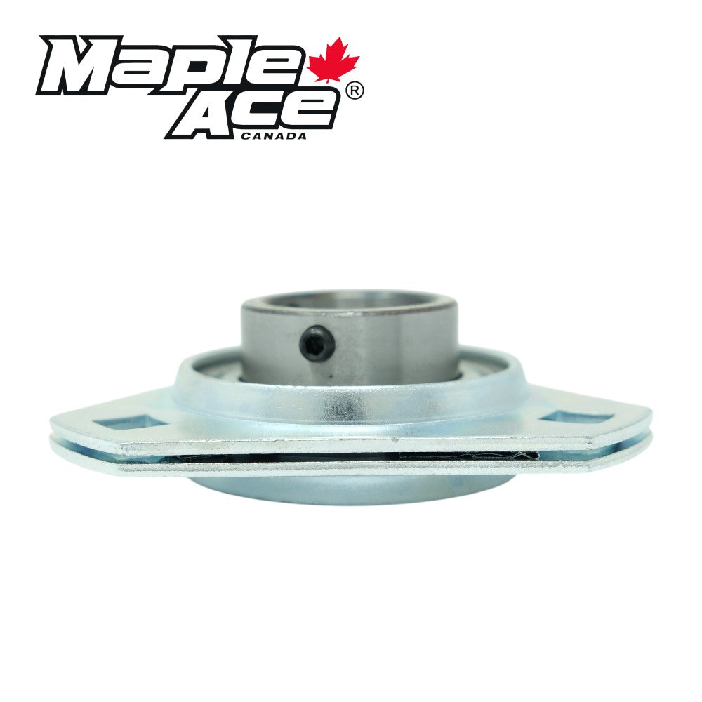 SBPFT205-14 Pressed Steel Housing Triangle Flanged 3-Bolt w/ Insert Bearing 7/8in