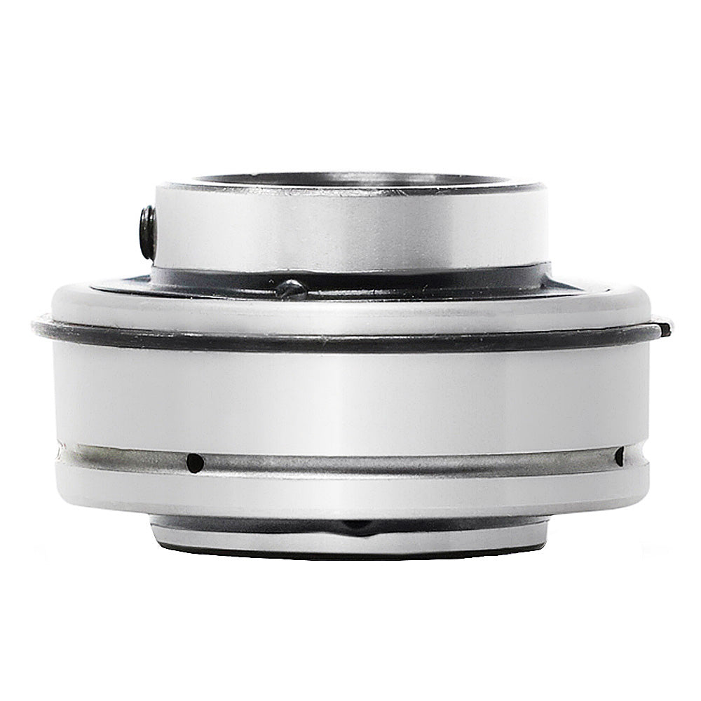 SER204 Insert Bearing 20mm Bore, Cylindrical OD with Snap Ring and Set Screws