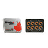 608-RS Skateboard, Inline Roller Skate, Scooter 8 Bearings Orange Rubber Sealed