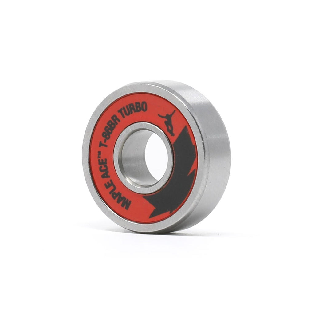 608-RS Skateboard, Inline Roller Skate, Scooter 8 Bearings Red Rubber Sealed