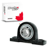 UCP211 Pillow Block Bearing 55mm Bore, 2-Bolt, Self-Aligning, 3 Lips Seal
