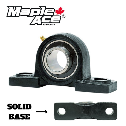UCP204-12 Pillow Block Bearing 3/4in Bore, 2-Bolt, Self-Aligning, Solid Base
