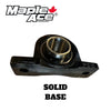 UCP206-18 Pillow Block Bearing 1-1/8in Bore, 2-Bolt, Self-Aligning, Solid Base