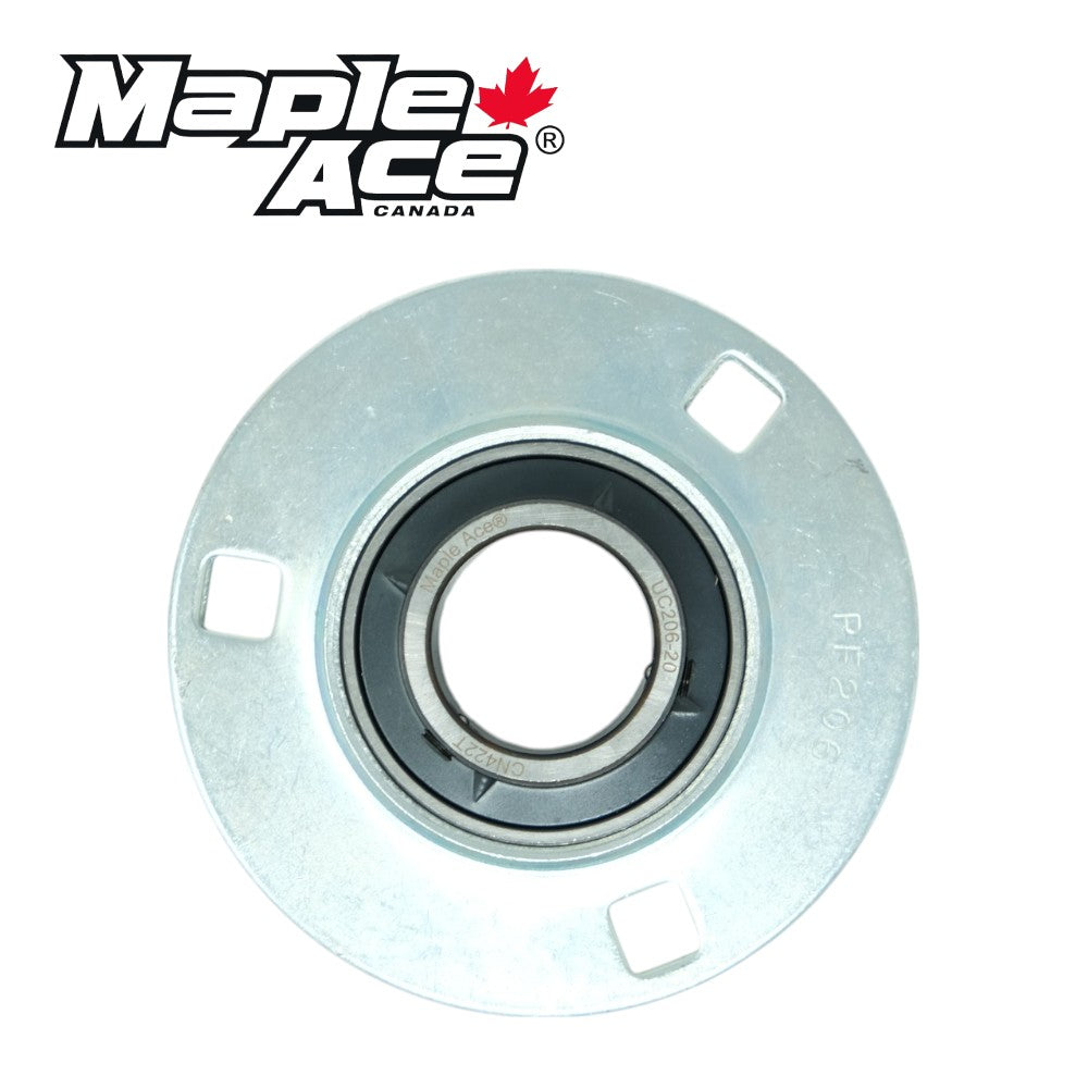 UCPF201-8 Pressed Steel Housing Round Flanged 3-Bolt with Insert Bearing 1/2in