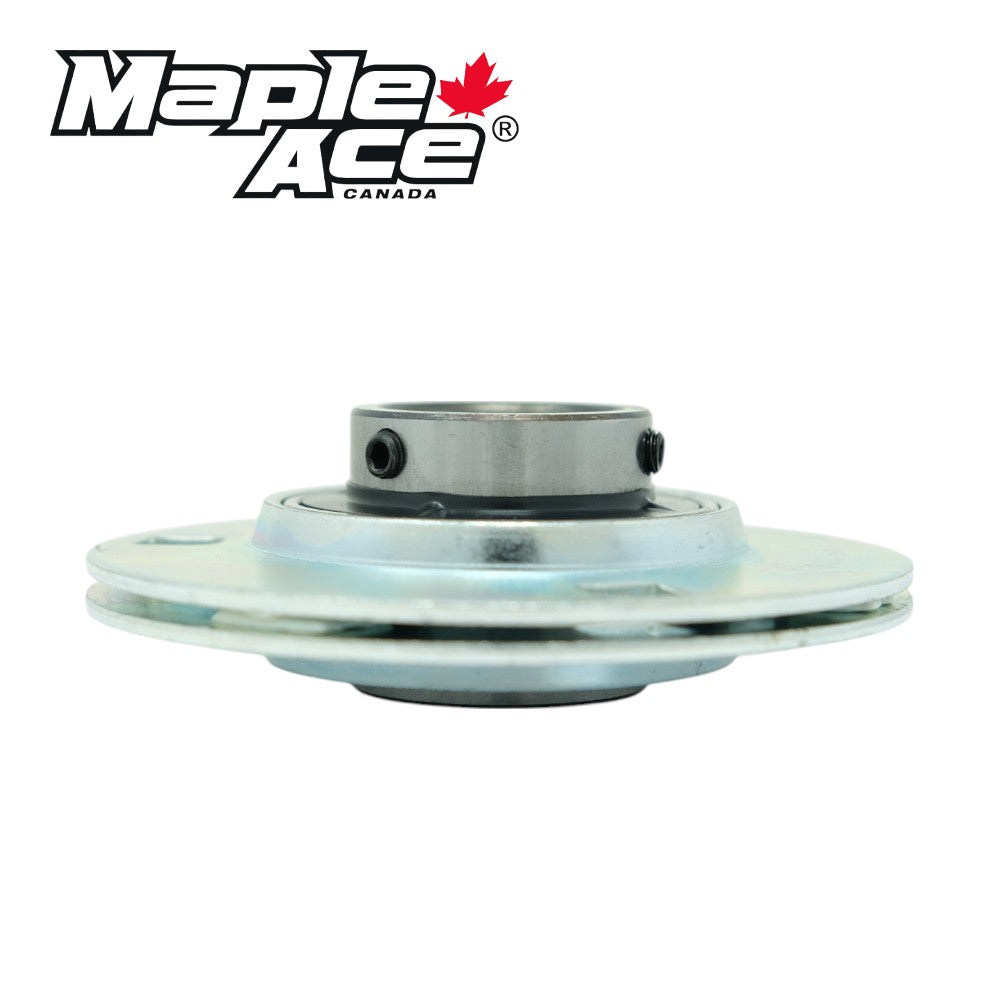 UCPF205 Pressed Steel Housing Round Flanged 3-Bolt with Insert Bearing 25mm