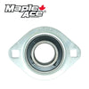 UCPFL201-8 Pressed Steel Housing Oval Flanged 2-Bolt with Insert Bearing 1/2in