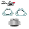 UCPFT206-18 Pressed Steel Housing Triangle Flanged with Insert Bearing 1-1/8in