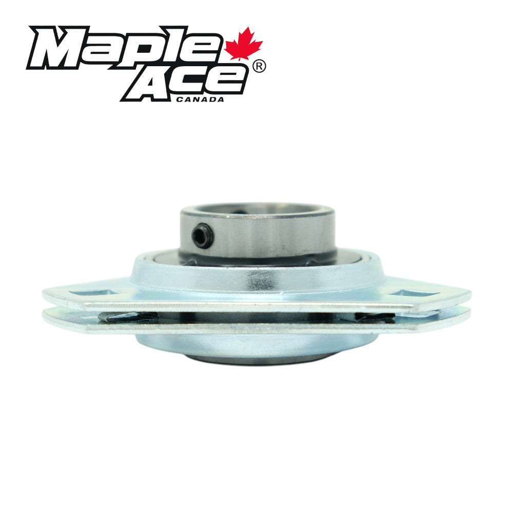 UCPFT206 Pressed Steel Housing Triangle Flanged 3-Bolt with Insert Bearing 30mm